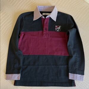 Mixtillo Striped Long Sleeve Polo Shirt 8A